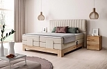 Boxspring postel ELSA s elektrickým polohováním - 140x200